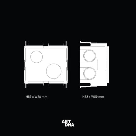ชุดเต้ารับเดี่ยว 3 ขา ART DNA รุ่น A61 DESIGN พร้อมสวิตซ์ควมคุมปลั๊ก สี SILVER_2
